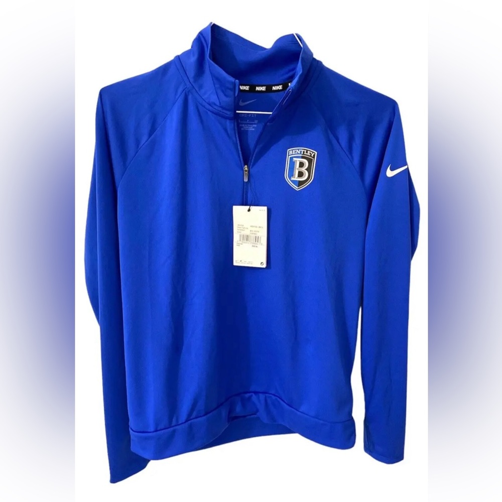 Bentley University Nike Womens Dri-Fit Pacer Top Half Zip Running NWT Size XS